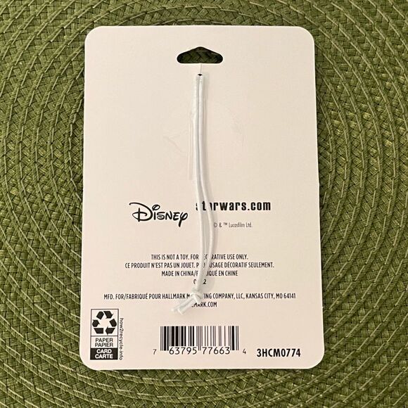 Hallmark Disney Star Wars Boba Fett Ornament NWT - Picture 2 of 2